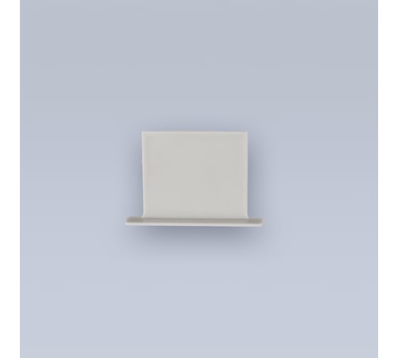 Изображение товара Заглушка глухая ELEGANZ для накладного профиля 28x7 мм, 10шт 25998