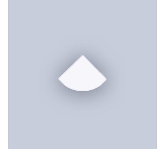 Изображение товара Заглушка глухая ELEGANZ для углового профиля 16x16 мм, 10шт 25015