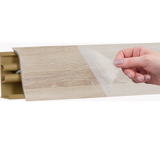 Изображение товара Плинтус KORNER LB 38(85) Дуб Канадский 3,0 м 85 38-85