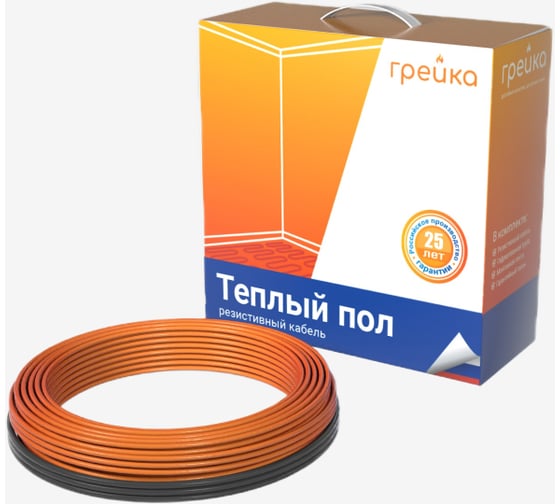 Изображение товара Нагревательный кабель для теплого пола Грейка 90 м, 1350 Вт (15 Вт/м) 0615901350