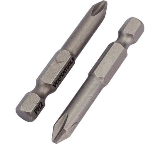 Изображение товара Набор бит PH2х50 10 шт. Vertextools БТ-PH2-50