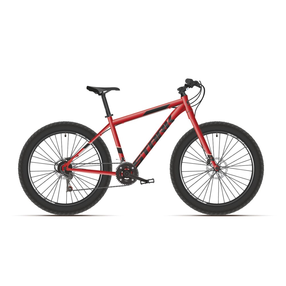 фото Велосипед stark fat 26.2 hd, 2021 г, красный/черный, размер рамы 18", hd00000178