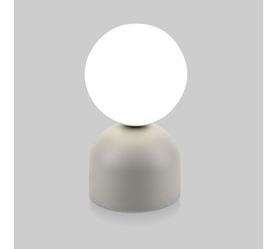 Изображение товара Настольный светильник TK Lighting со стеклянным плафоном 16038 Miki белый a068385