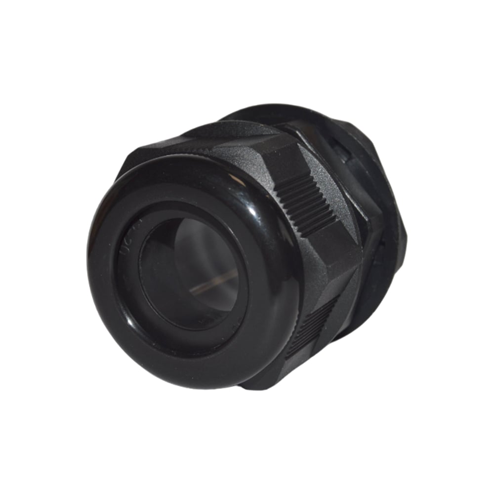 Изображение товара Полиамидный кабель-ввод KLR KG-PG29-25-BK черный 18-25 мм, гермоввод IP69K, 30 шт