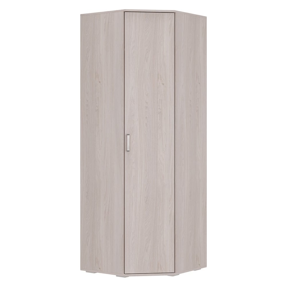 Изображение товара Угловой шкаф Арника Белла из ЛДСП, белый ясень, распашная дверь