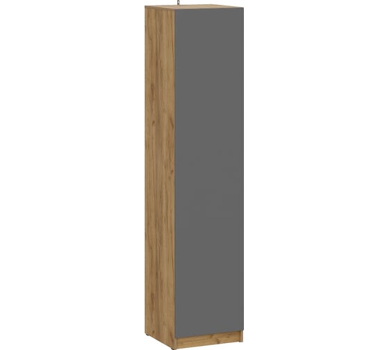 Изображение товара Модульная система Арника Авиньон Пенал Дуб Крафт Золотой/Графит серый 00-00161001