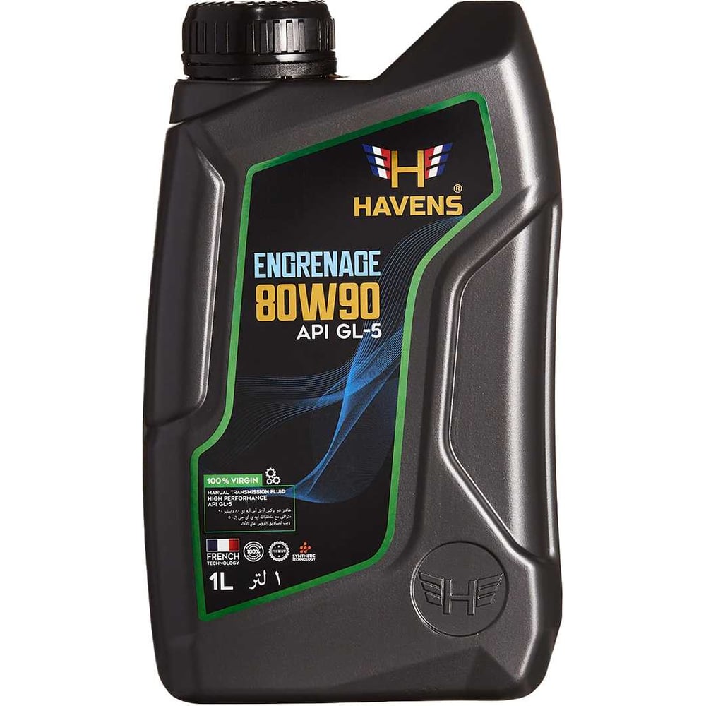 Изображение товара Масло HAVENS Engrenage SAE 80W90 API GL-5 1L HE80W90GL51