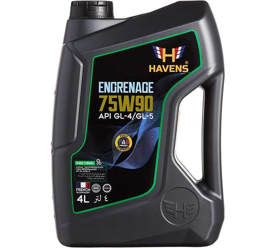 Изображение товара Масло HAVENS Engrenage SAE 75W90 API GL-4/GL-5 4L HE75W90GL454