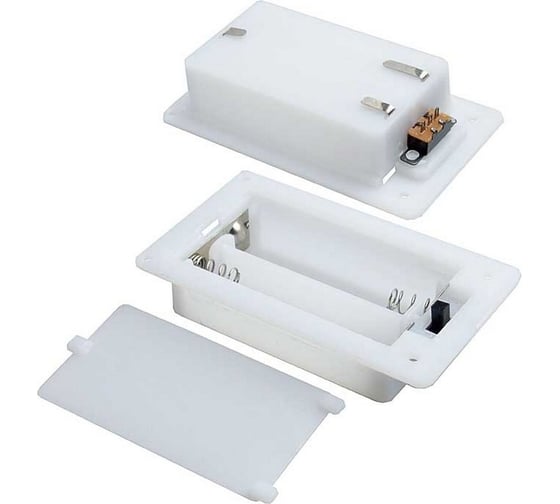 Изображение товара Батарейный отсек Pro Legend AAх2 switch 75x44x18 мм, закрытый PL2758