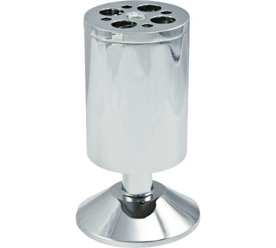 Изображение товара Опора мебельная металлическая AKS D-762 h100, с регулировкой, хром 39527