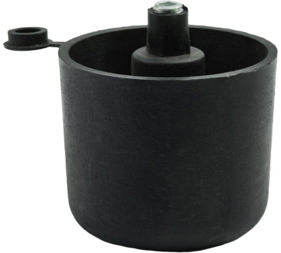 Изображение товара Опора мебельная пластиковая AKS WPJA-22 h68, регулируемая, черный 89758