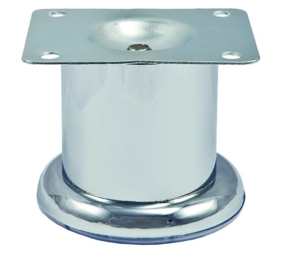 Изображение товара Опора мебельная металлическая AKS TB019 (B140) d50, h40, хром 50072