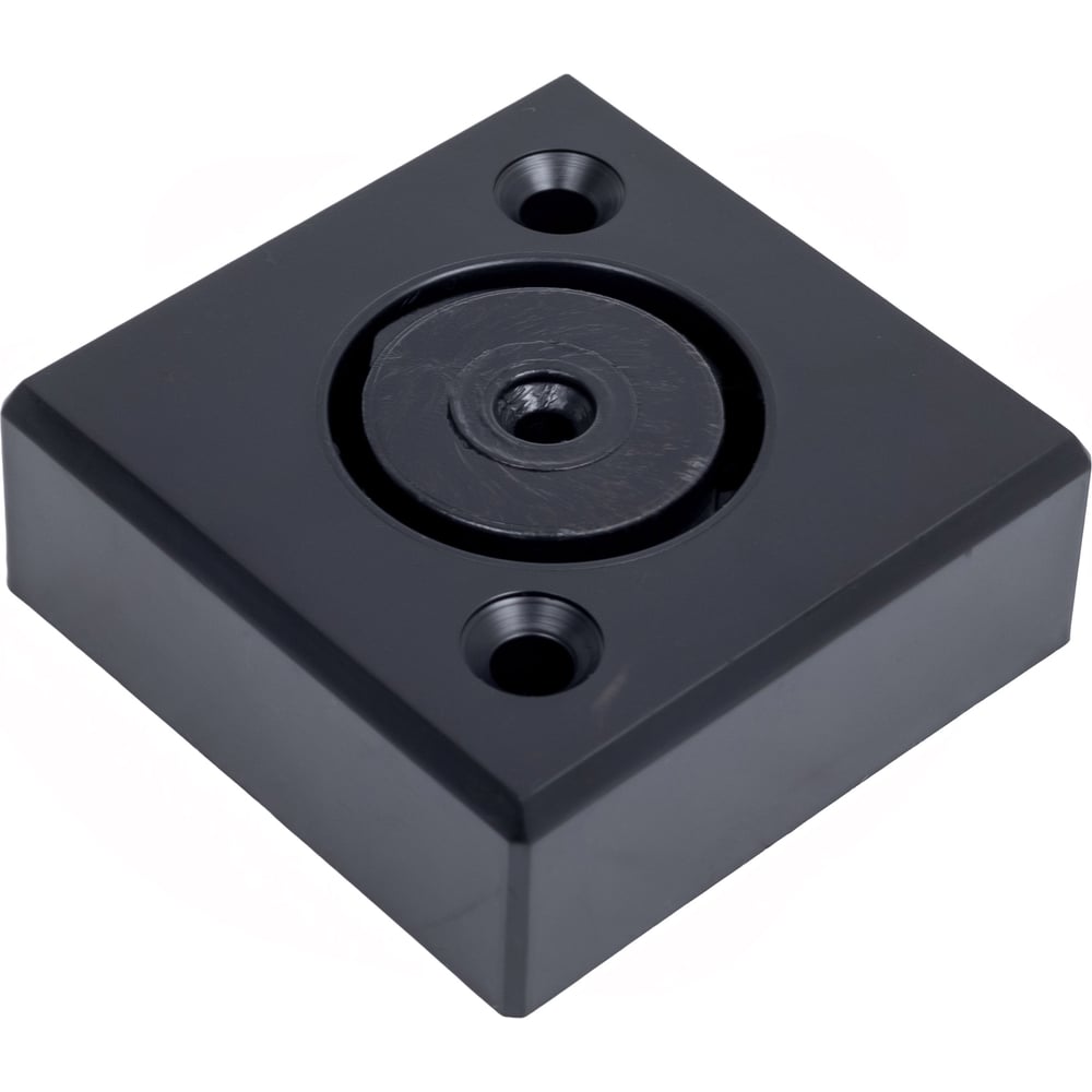 Изображение товара Опора мебельная пластиковая AKS В-06 h20, регулируемая, черный матовый 87693