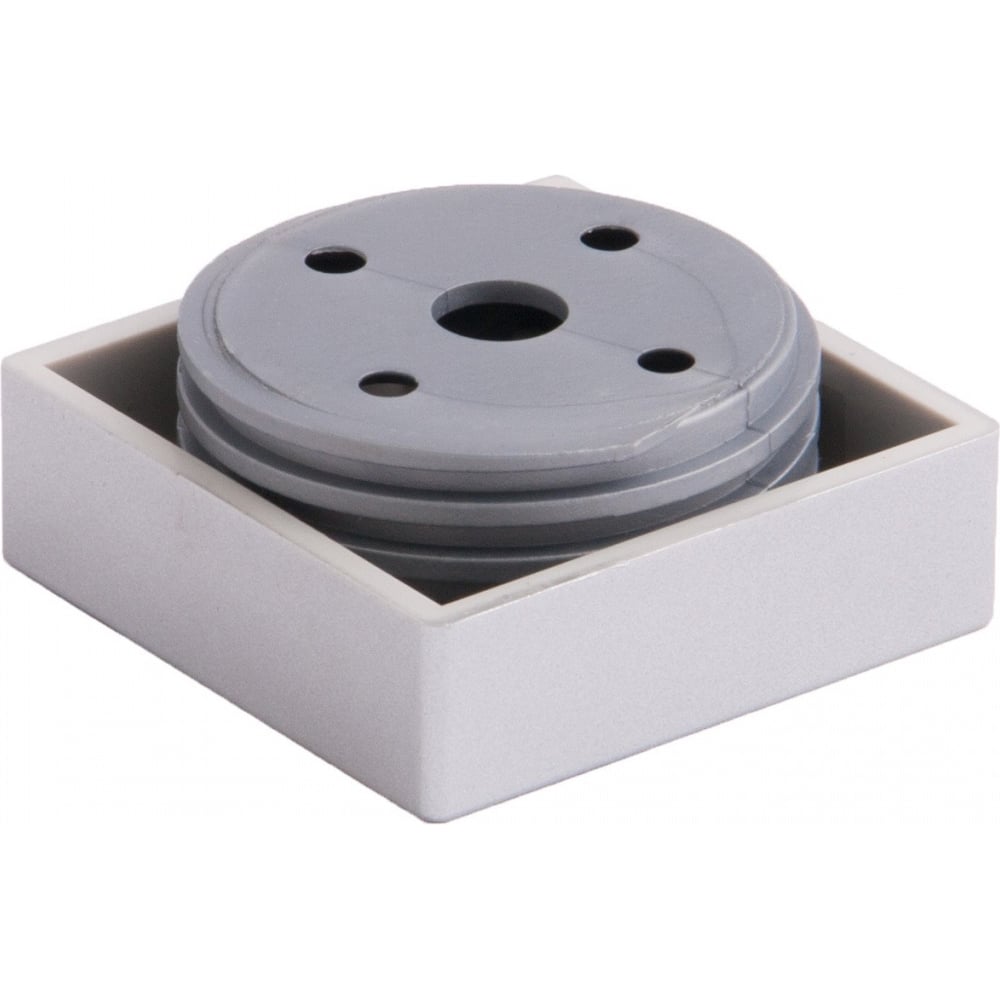 Изображение товара Пластиковая опора для мебели AKS B-06 h18 регулируемая металлик