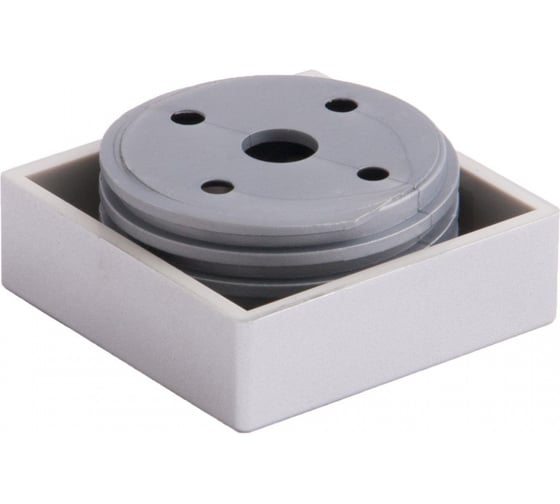 Изображение товара Опора мебельная пластиковая AKS B-06 h18, регулируемая, металлик 76880