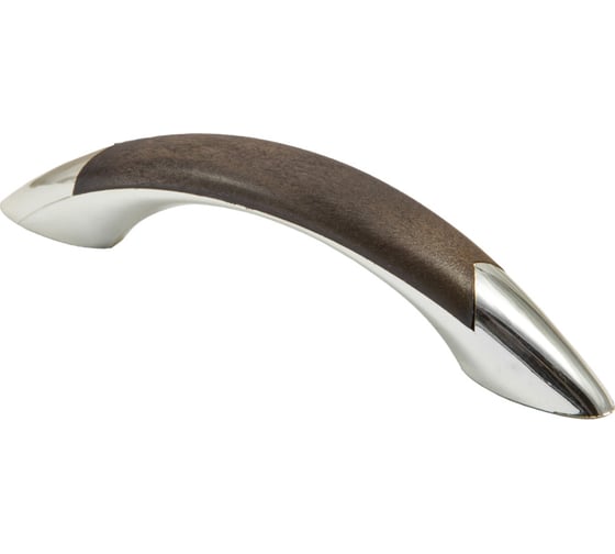 Изображение товара Мебельная ручка AKS скоба, пластик, PATREX №10, 96 золото/т.орех/махонь (64) 11815