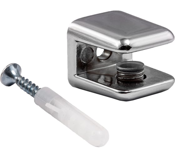 Изображение товара Металлический стеклодержатель AKS АК104 (6-8 мм) хром 103816