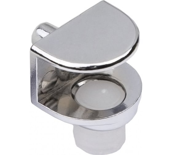 Изображение товара Стеклодержатель AKS регулируемый, под сверление, металл, MV-09 хром 103820