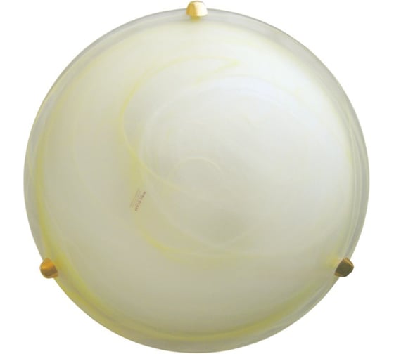 Изображение товара Светильник настенно-потолочный ЭЛЕТЕХ Дюна 500 НПБ 06-3x60 М64 желтый /клипсы золото 1005151104