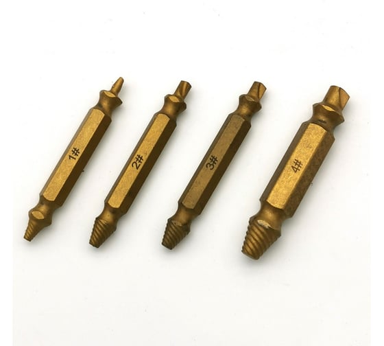 Изображение товара Набор экстракторов сломанных винтов BESTE TiN AC01200735