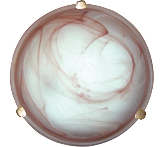 Изображение товара Светильник настенно-потолочный ЭЛЕТЕХ Дюна 500 НПБ 06-3x60 М64 коричневый /клипсы золото 1005150524