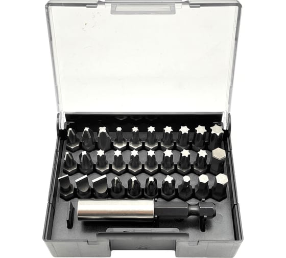 Изображение товара Набор бит с держателем бит (30 шт; SL/PH/PZ/Hex/Tx) Felo 02013116