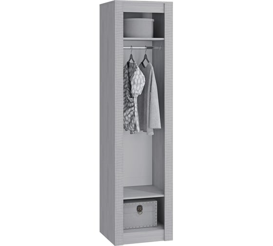 Изображение товара Шкаф (пенал) Арника Монако ПН-18 ясень белый/F12 00-00025955