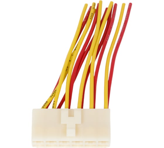 Изображение товара Колодка соединительная Nord-Yada 12 конт. 6,3 мм (мама) с проводами TM Nord YADA 905054