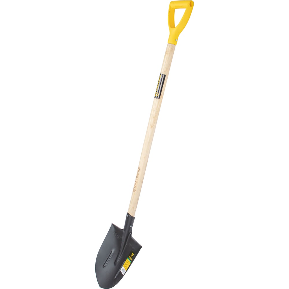 Изображение товара Лопата штыковая универсальная Grassman 960 мм G-115694 надежная и прочная