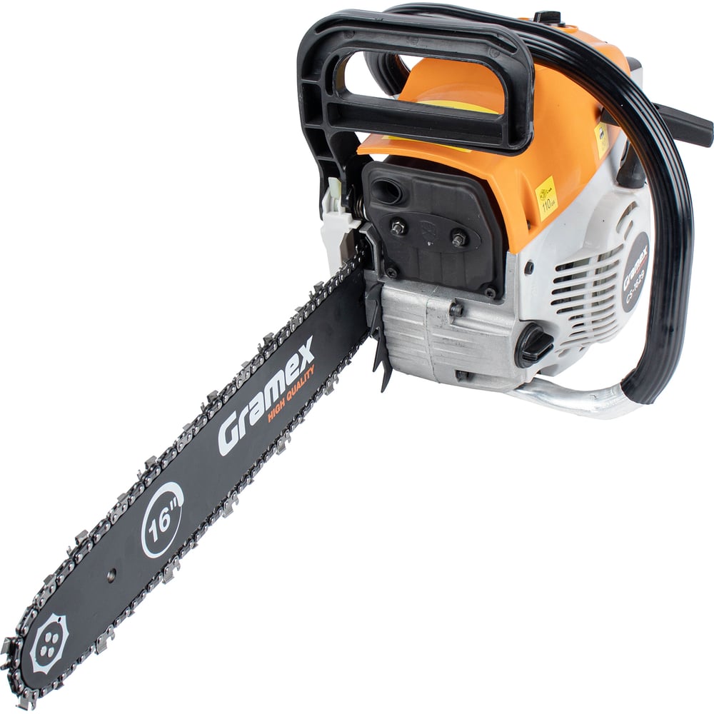 Изображение товара Бензиновая цепная пила Gramex CS-1629 2,2кВт/2,9л.с, шина 16 дюймов