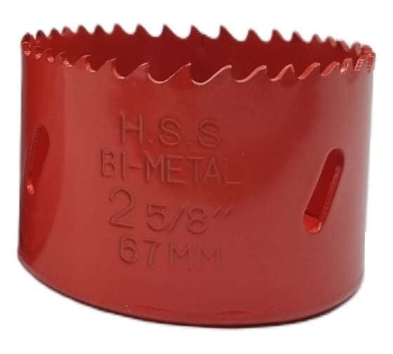 Изображение товара Коронка биметаллическая 67 мм, глубина сверления 38 мм GREPP 207-38067