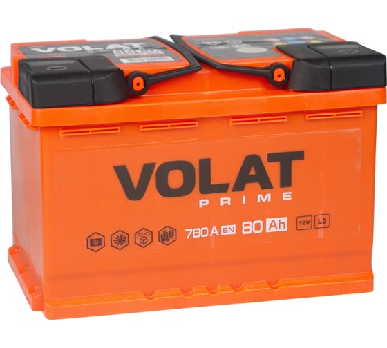 Изображение товара Аккумулятор VOLAT Prime 80Ah R+ VP800