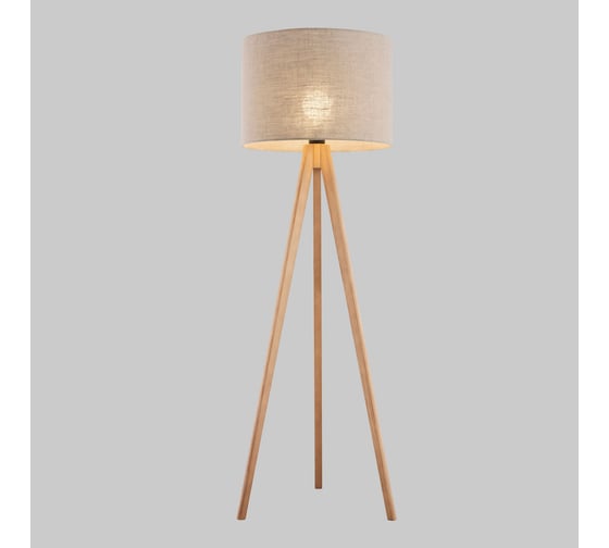 Изображение товара Напольный светильник TK Lighting с тканевым абажуром 16021 Grand бежевый a068363