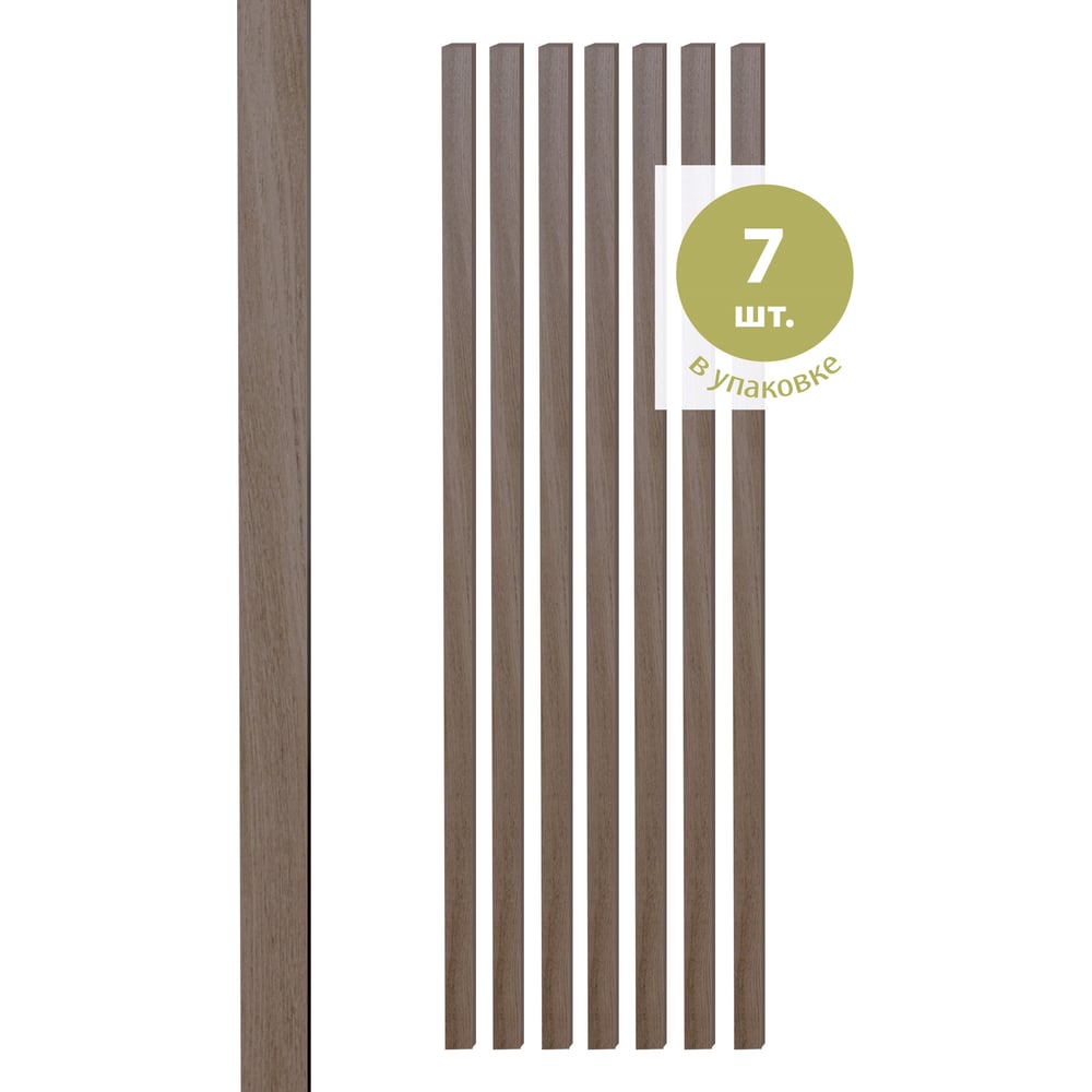 Изображение товара Интерьерная рейка МДФ Стильный Дом 2700x16x50 Анкор Винтаж v531832