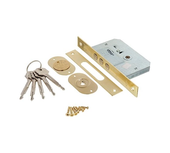 Изображение товара Врезной замок под крестообразный ключ KALE KILIT 189F, 3MF, BS45, 23BP, 5K, SP, Ros, STB 189F0000018