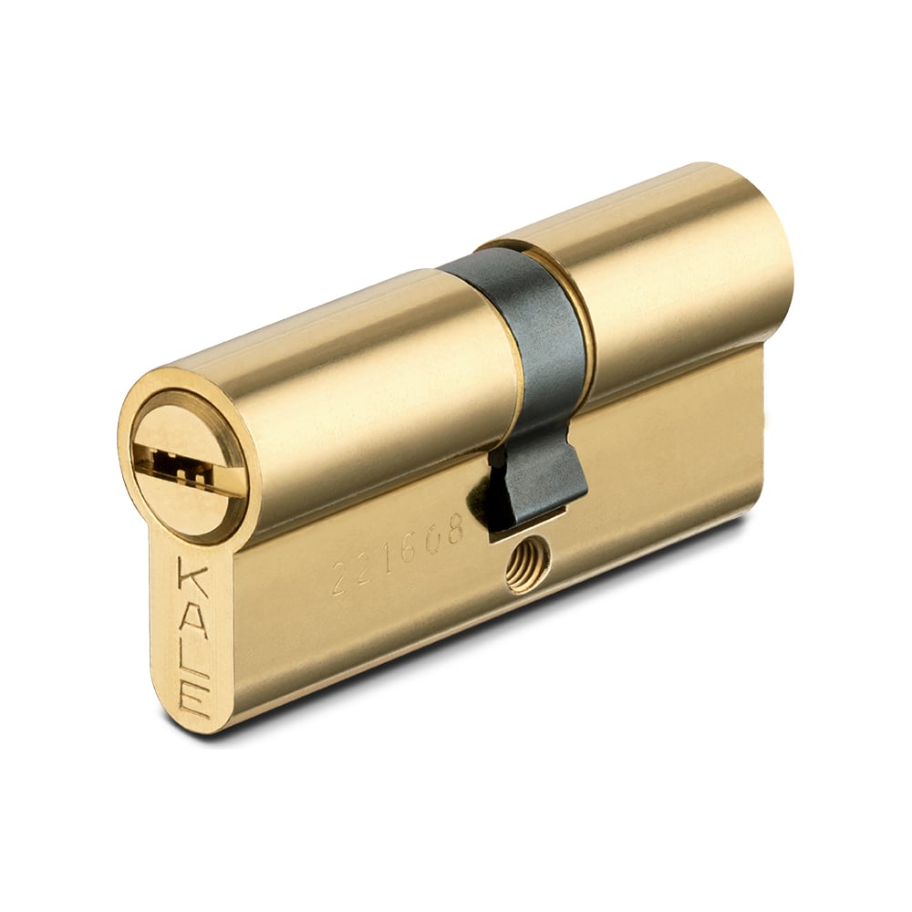Изображение товара Цилиндровый механизм KALE KILIT 164BN 100 мм, золото, 5 ключей