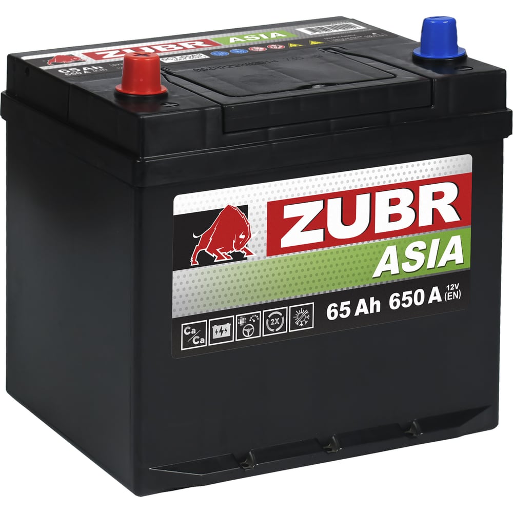 Изображение товара Аккумулятор ZUBR Premium Asia 65Ah L+ (нижний борт) ZPA651