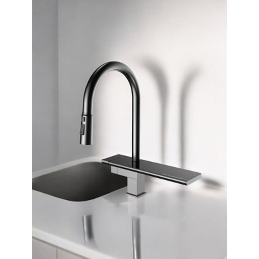 Изображение товара Смеситель для кухни GRIALE с водопадом и вытягивающимся изливом