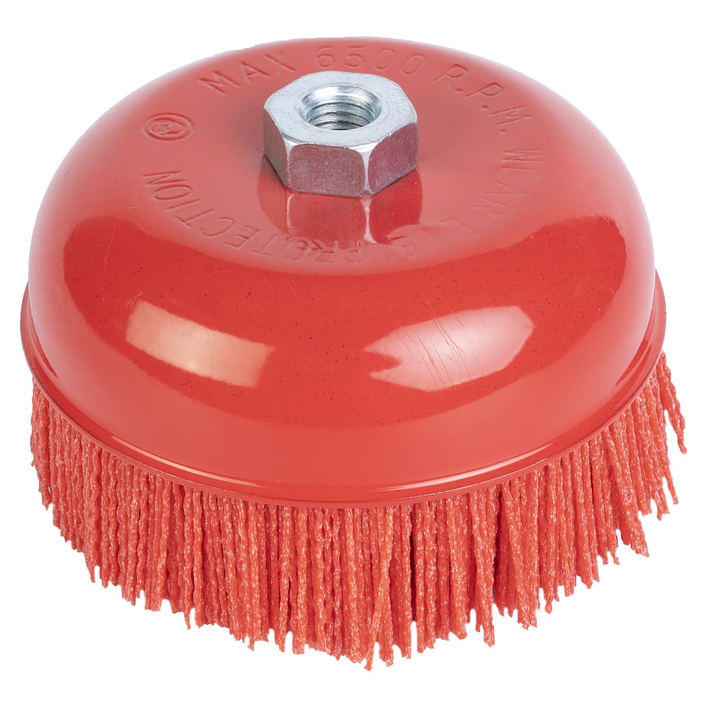 Изображение товара Щетка для УШМ 150 мм М14 Elitech высокая эффективность по металлу дереву краске