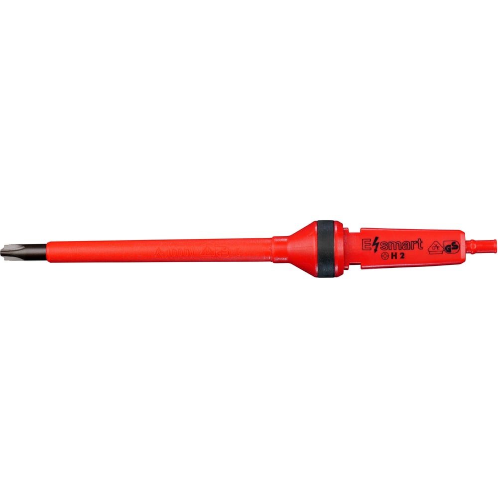 Изображение товара Диэлектрический стержень Felo для рукоятки SLIM +/- H 2x100 PH2/SL, безопасность и качество Изображение товара Диэлектрический стержень Felo для рукоятки SLIM +/- H 2x100 PH2/SL, безопасность и качество