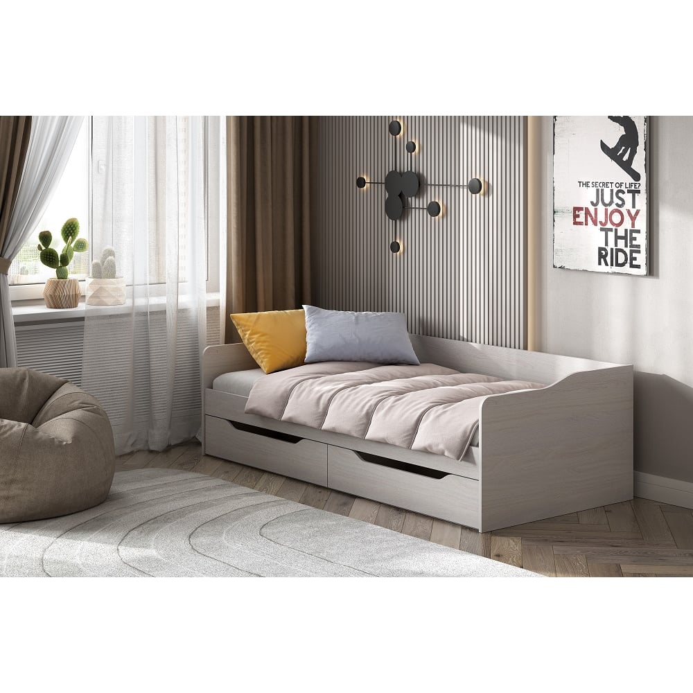 Изображение товара Кровать Арника КР 1 с матрасом и основанием 90x200 см современный стиль