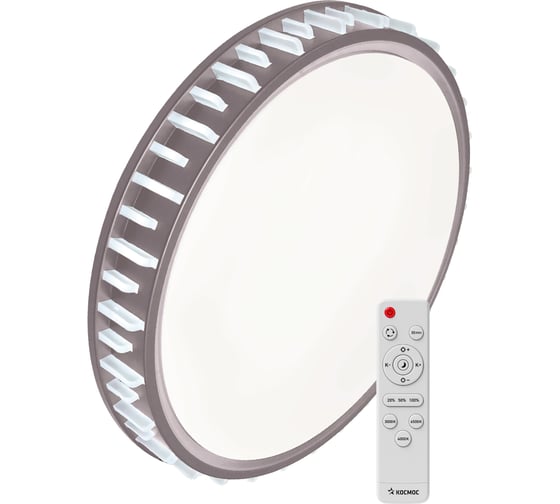 Изображение товара Настенно-потолочный КОСМОС управление LED светильник PREMIUM ASTERA 75Вт 3000-6500K 6000Лм KSAste75W