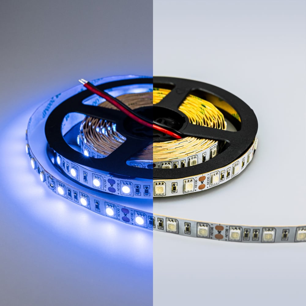 Изображение товара Светодиодная лента ELEGANZ LUX 5050 60 LED 12V СИНЯЯ IP20 5м EL-LS-14B