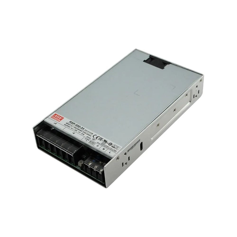 Изображение товара Источник питания Mean Well AC/DC RSP-500-24 504Вт для светодиодов Изображение товара Источник питания Mean Well AC/DC RSP-500-24 504Вт для светодиодов