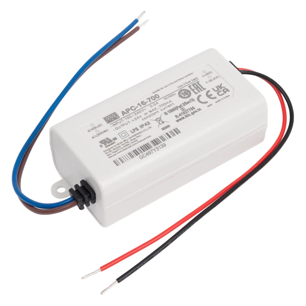 Изображение товара Источник питания Mean Well AC/DC APC-16-700 Т00315870