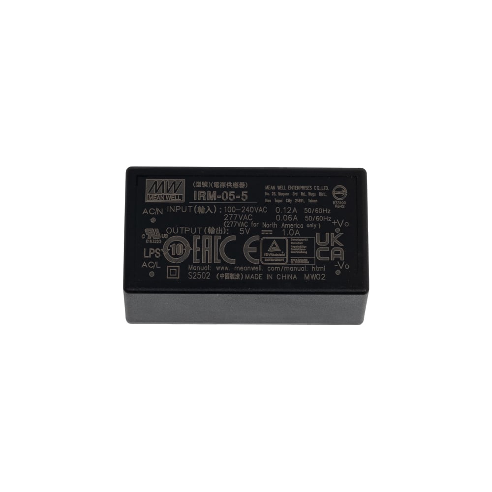 Изображение товара Источник питания Mean Well IRM-05-5 5 Вт для LED, модулей и линеек