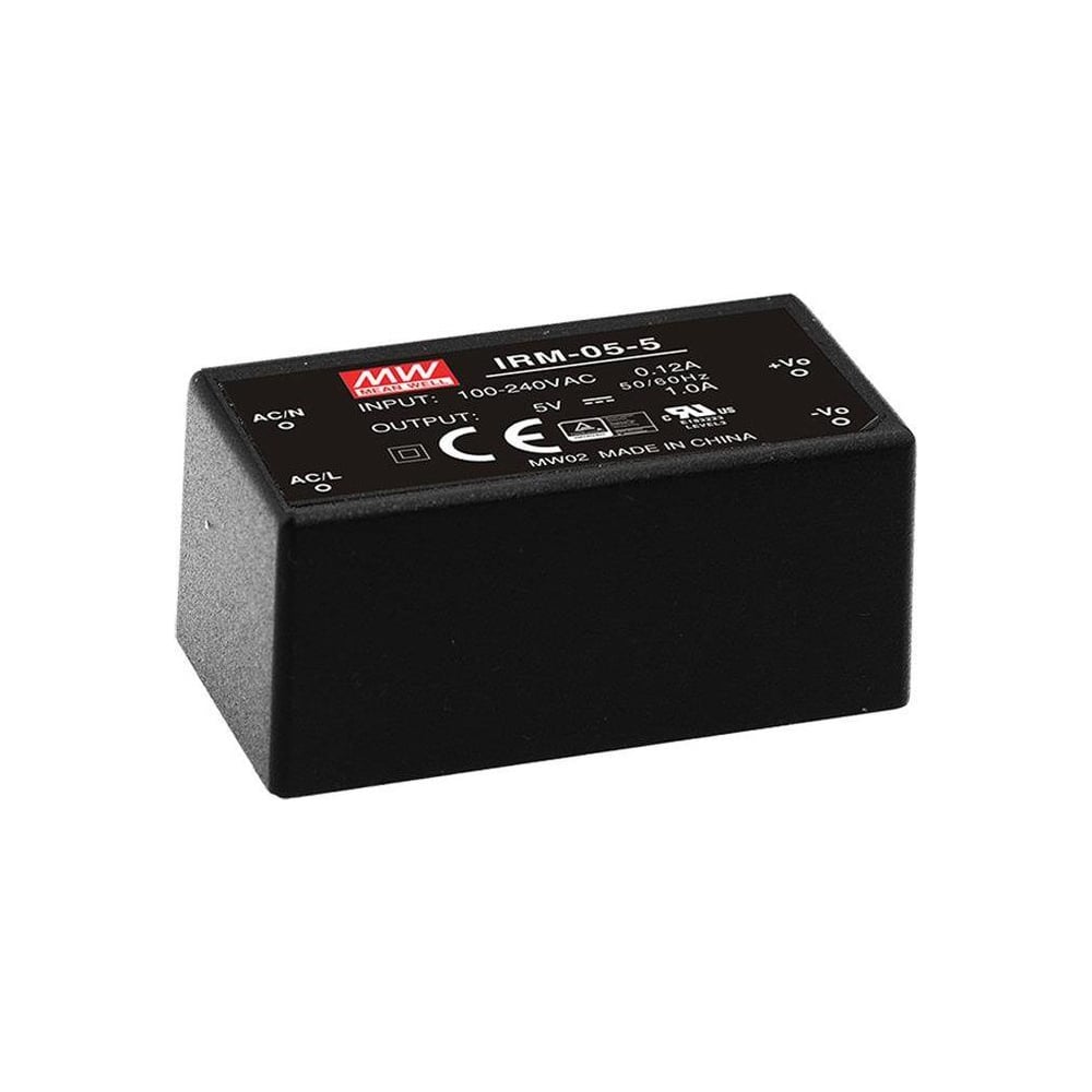 Изображение товара Источник питания Mean Well IRM-05-5 5 Вт для LED, модулей и линеек