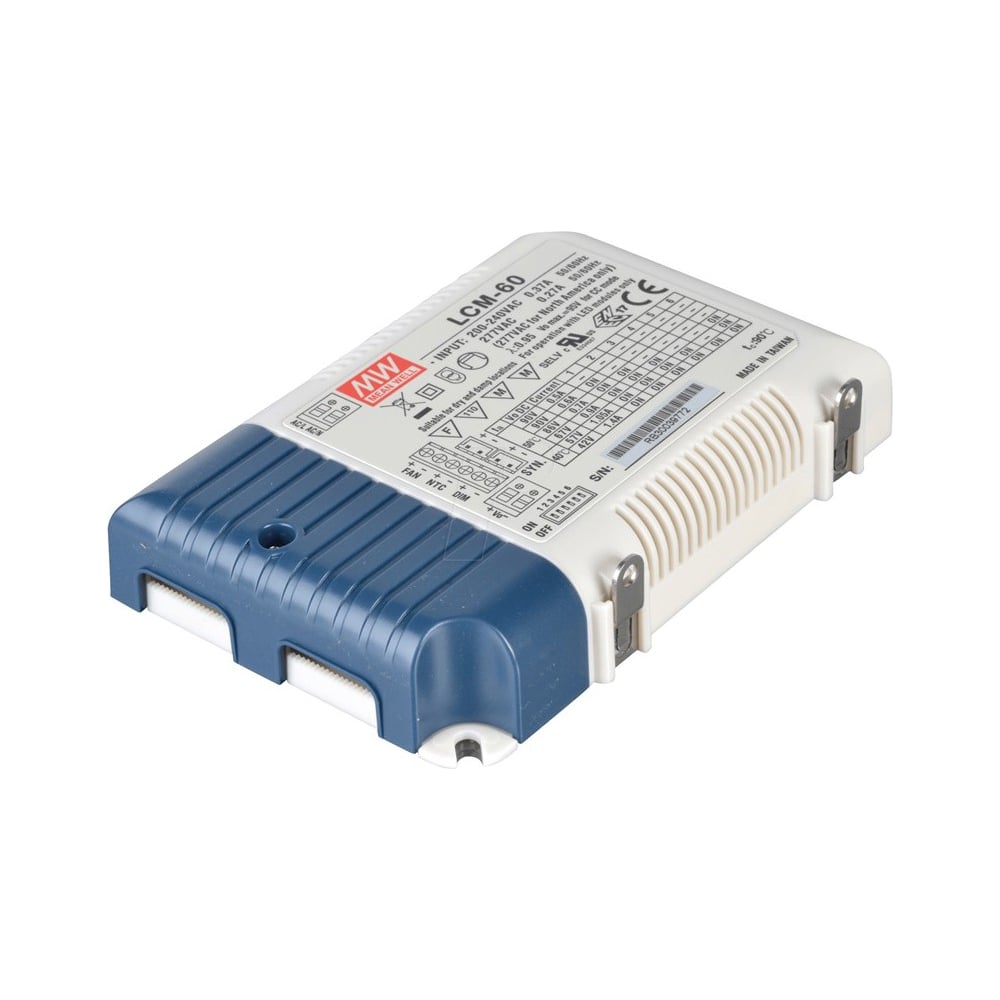 Изображение товара Источник питания Mean Well AC/DC LCM-60 T02137503 60W стабильное питание для лент и модулей