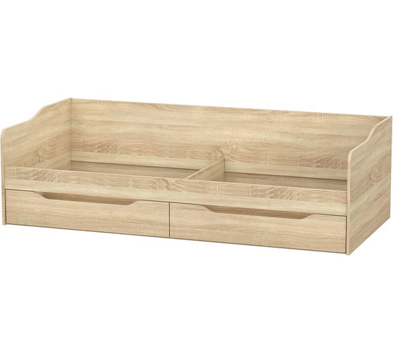 Изображение товара Кровать Арника КР 1 с основанием. дуб Сонома Н130488