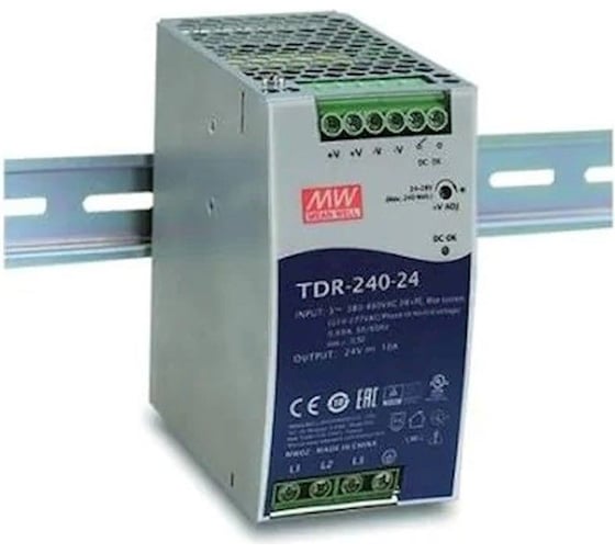 Изображение товара Источник питания Mean Well AC/DC TDR-240-24 Т03231738